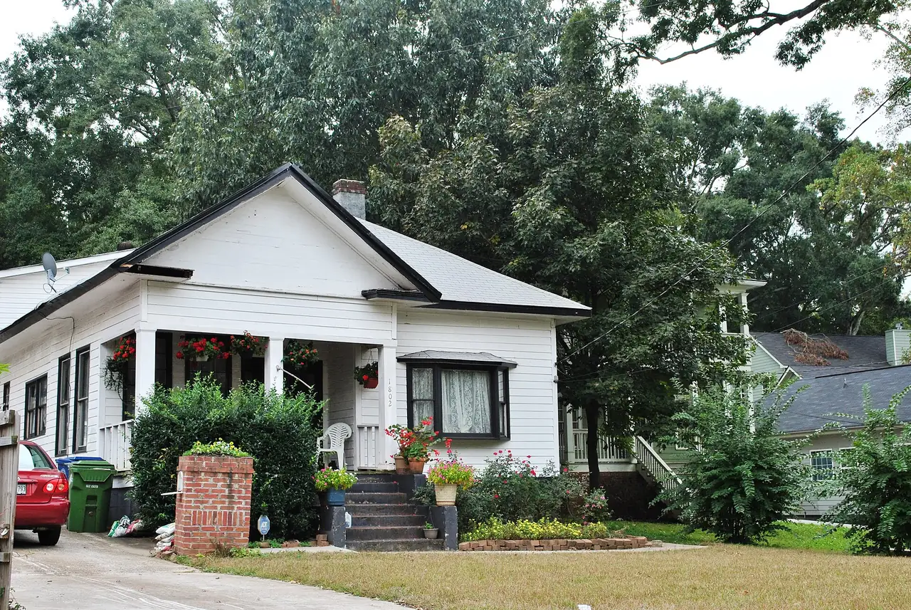 A bungalow in the Lakewood Heights Historic District in southeast Atlanta