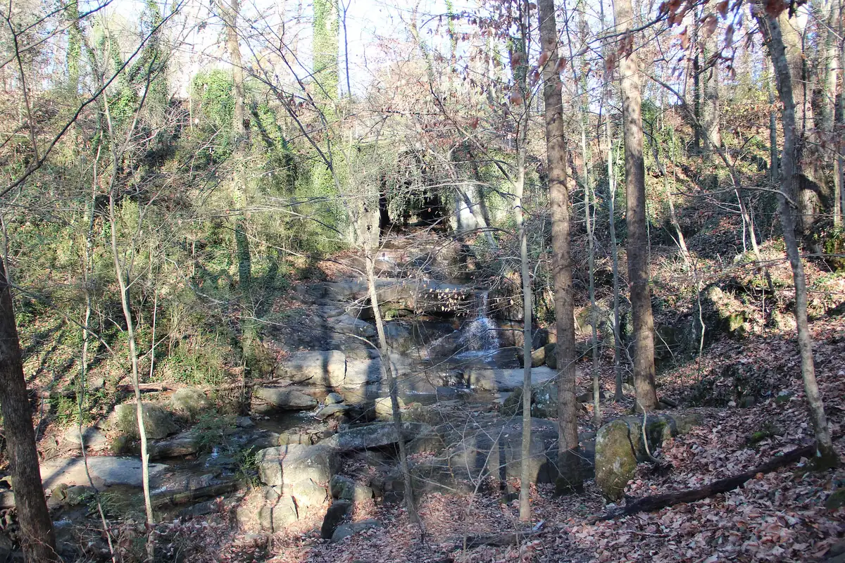 Cascade Falls in the Cascade Springs Nature Preserve in southwest Atlanta